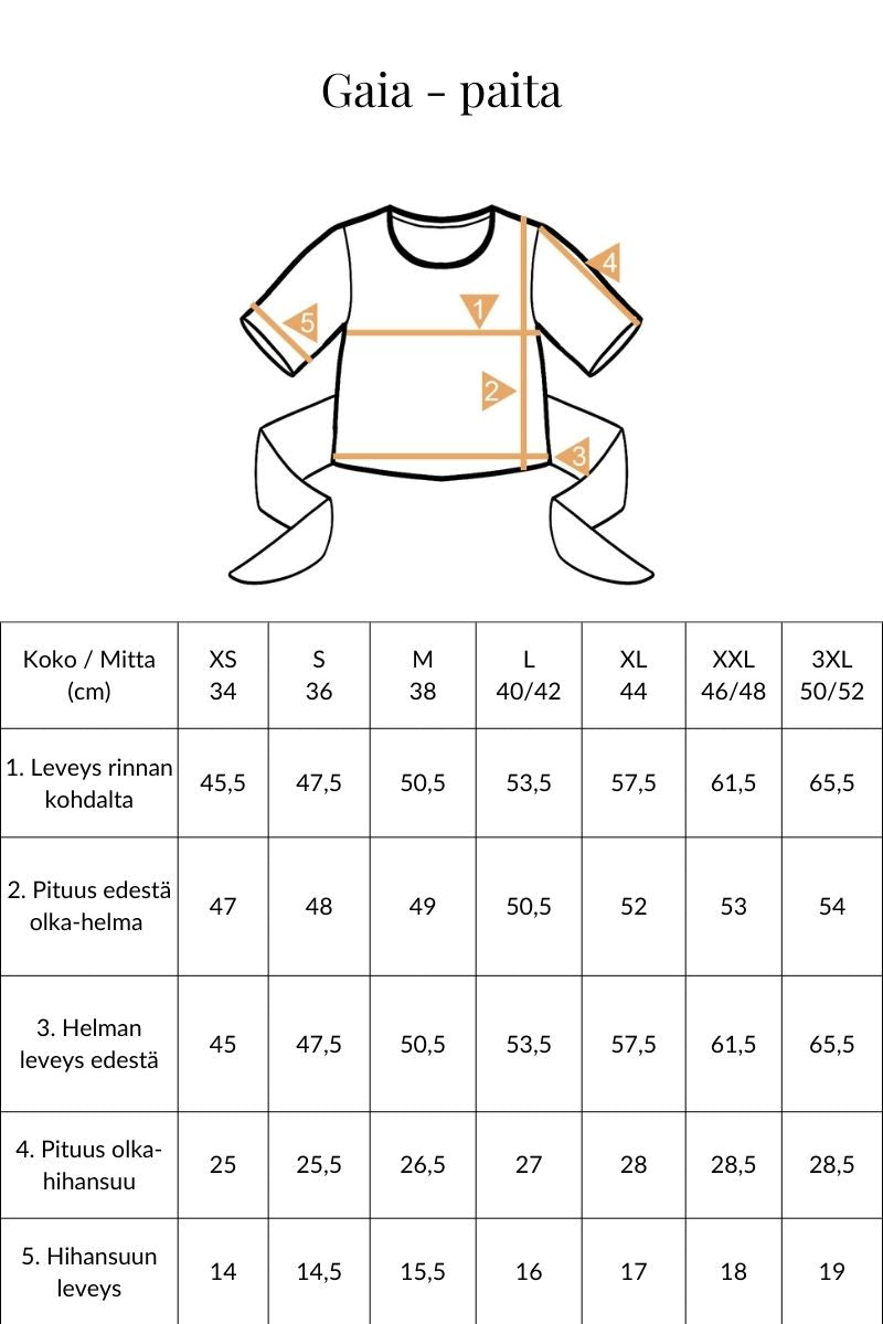 Gaia - paita, niitty