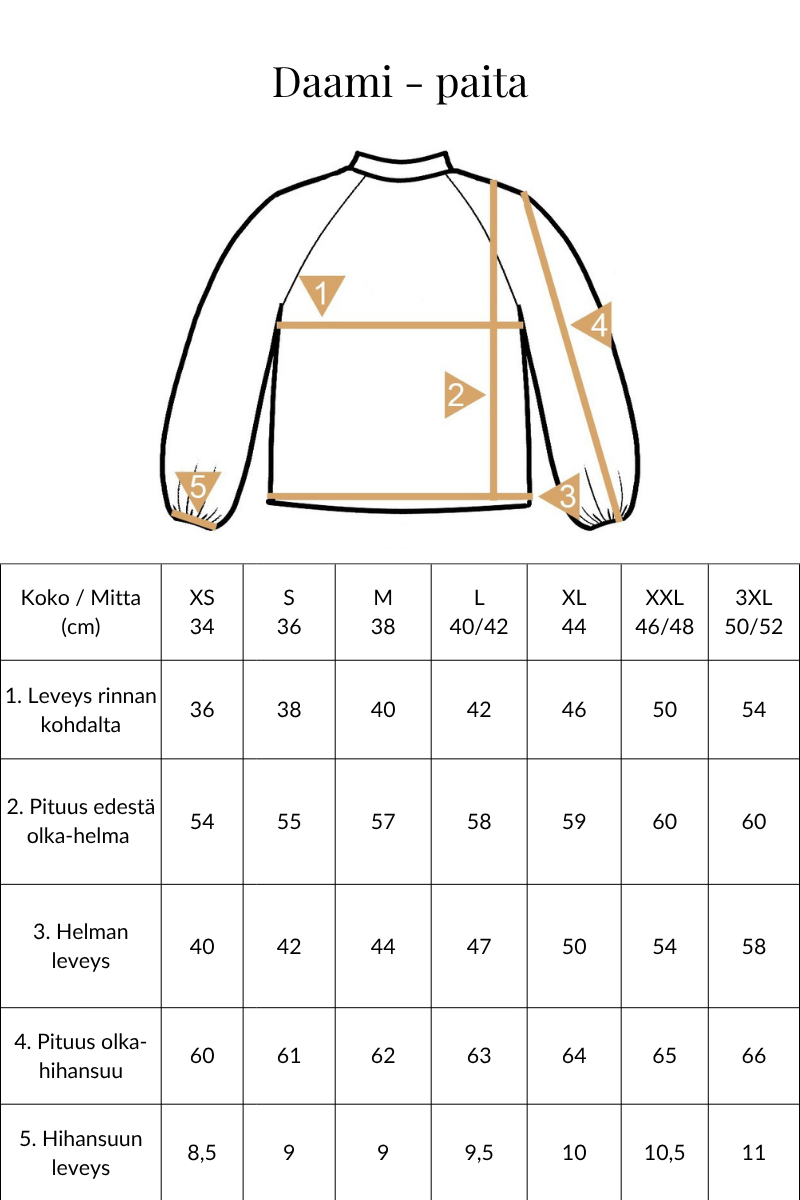 Daami - meshpaita, musta