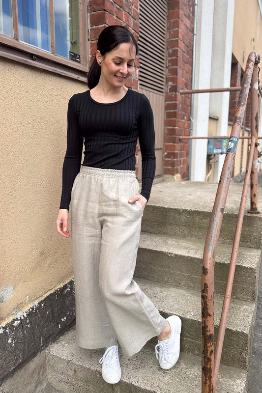 Meno - pellavaculottes, hiekka