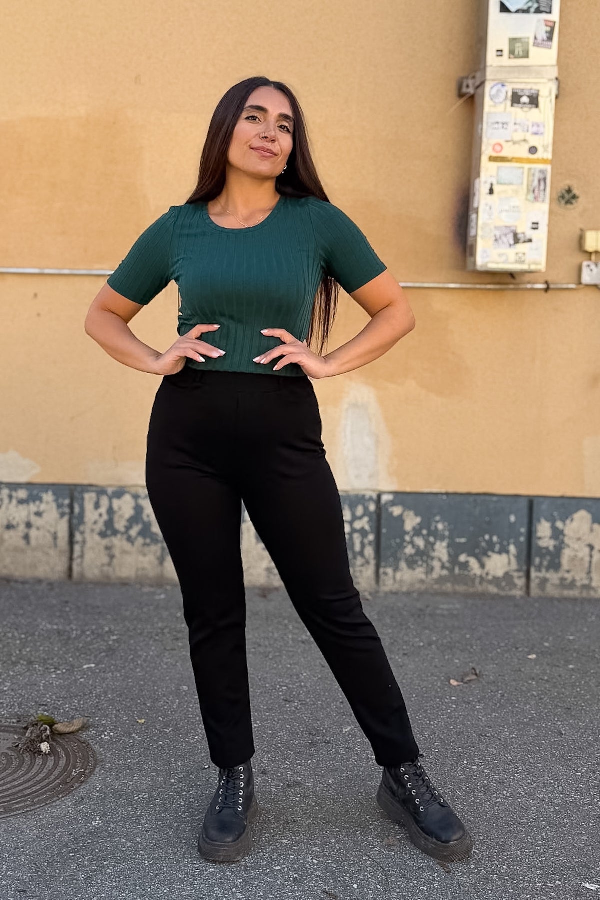 Dama - trousers, black