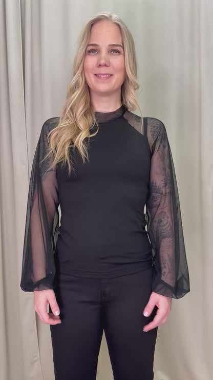 Daami - meshpaita, musta