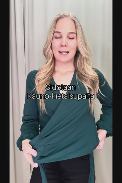 Kauno - kietaisupaita, musta