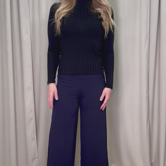 Aava housut 7/8 lahje tummansininen esittelyvideo